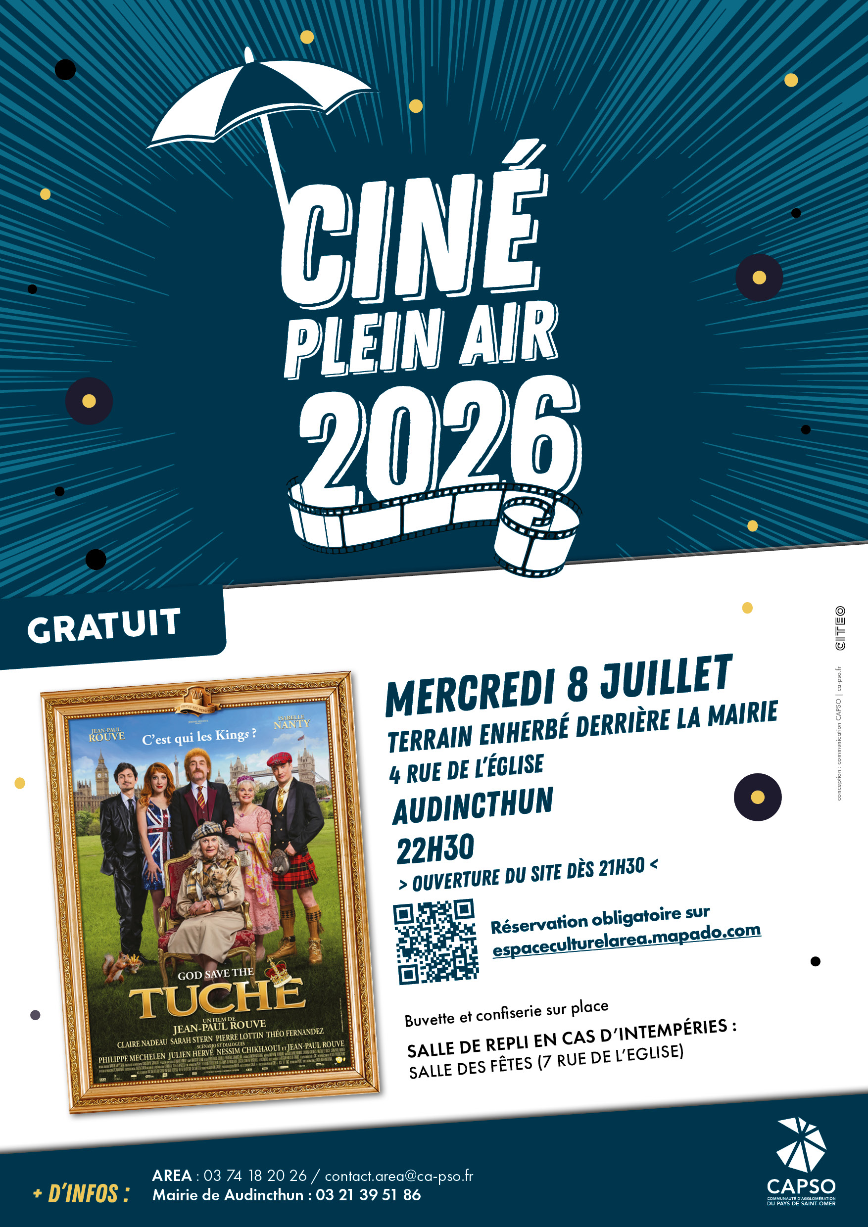 CINE PLEIN AIR 2026 07 08 AUDINCTHUN – GOD SAVE THE TUCHE