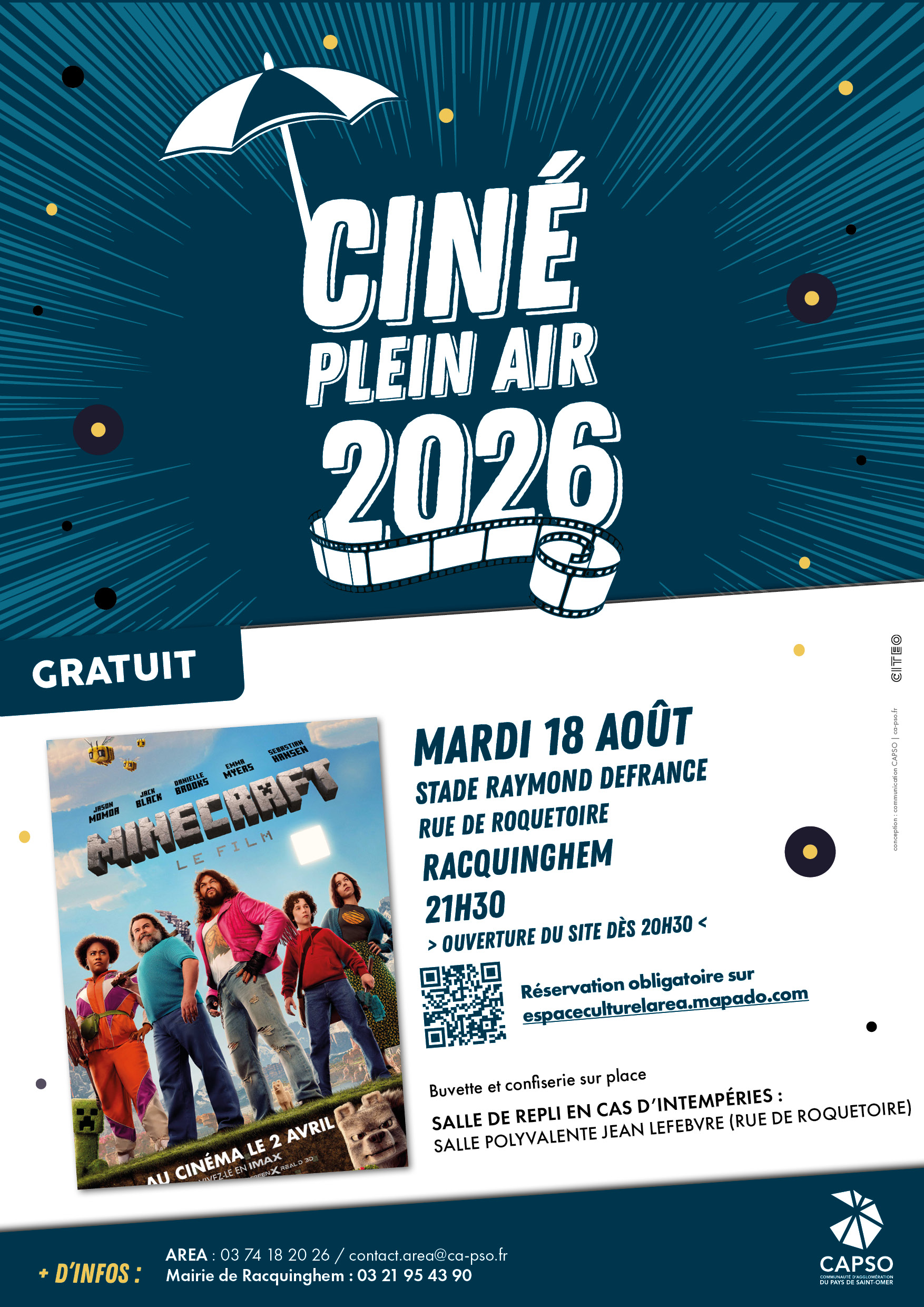 CINE PLEIN AIR 2026 08 18 RACQUINGHEM – MINECRAFT