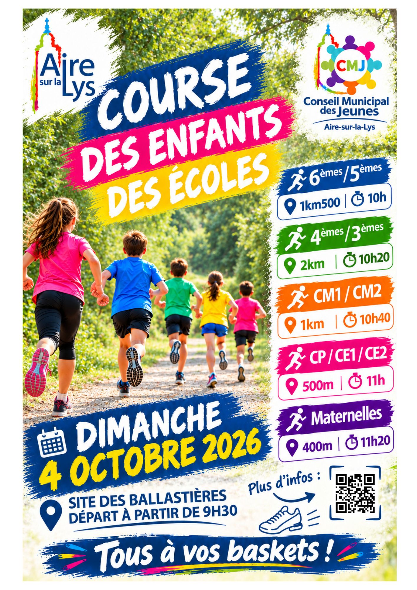 FLYER COURSE DES ENFANTS DES ECOLES