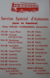 Le service spécial d'autocars