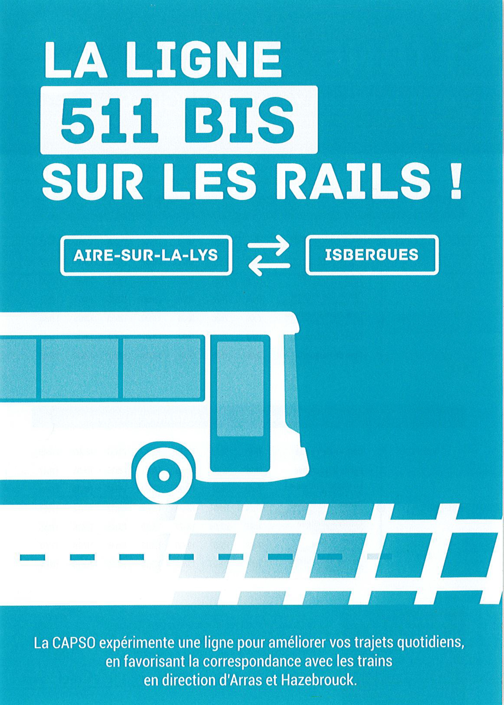 Une nouvelle ligne de bus entre Aire sur la Lys et la gare de Berguette